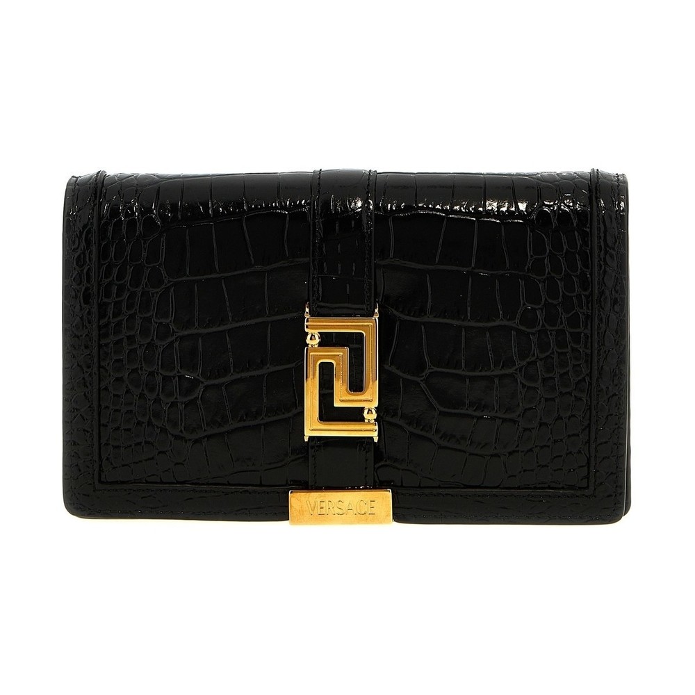 Versace Black Greca Goddess Wallet Autumn/winter 2023